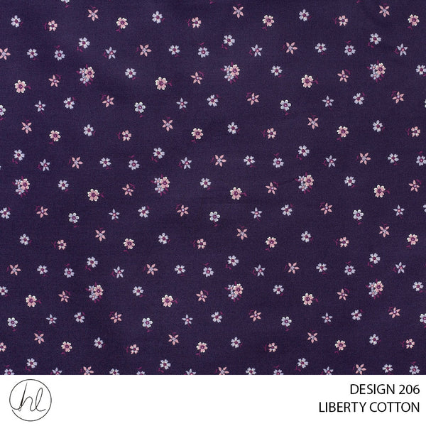 LIBERTY COTTON (51) MULTI (110CM) PER M