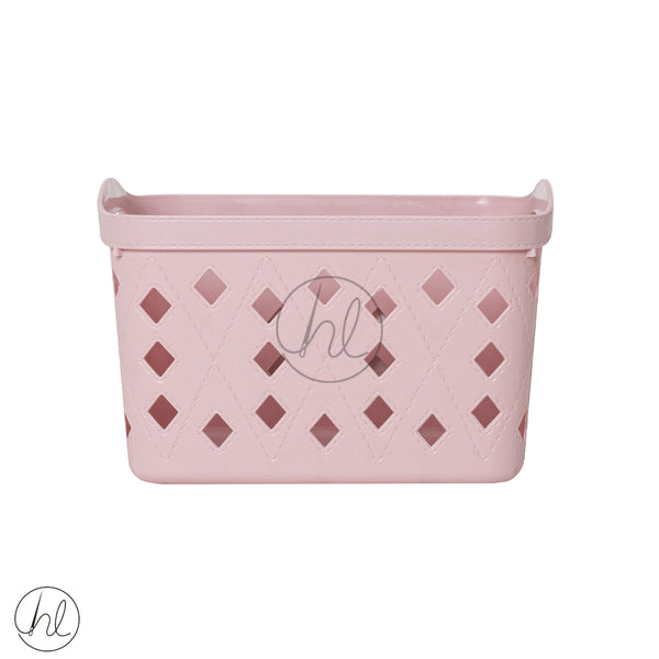 BASKET STORAGE WITH HANDLE  550 (PINK) ABY-4908
