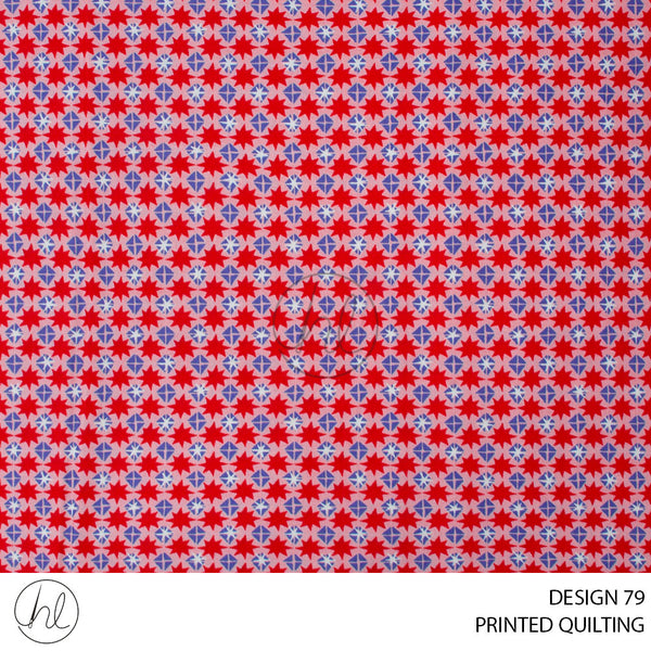 PRINTED QUILTING (51) MULTI (110CM) PER M