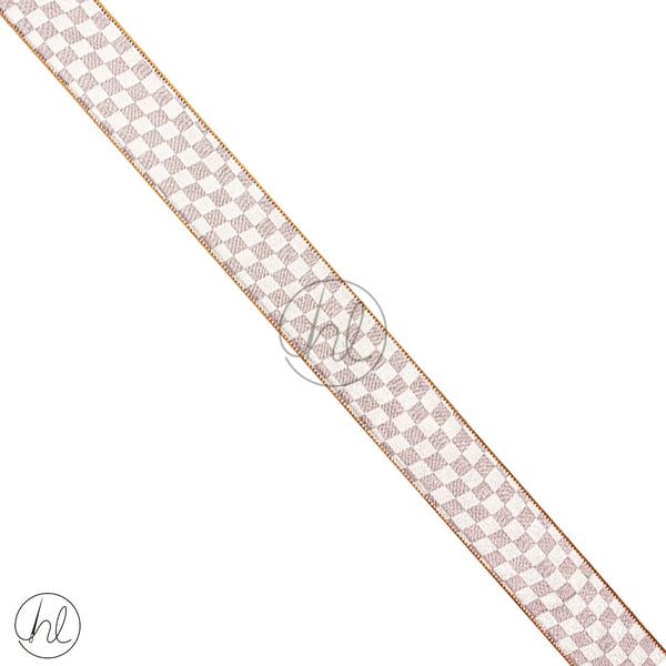 Ribbon Organza Printed 25 mm Multi Free