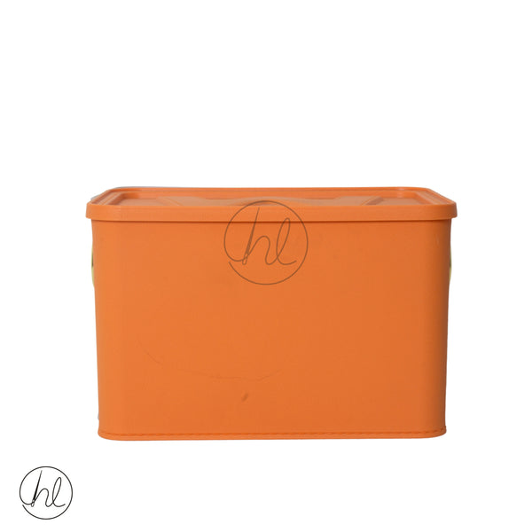 Storage Box w Lid- W 550 Orange