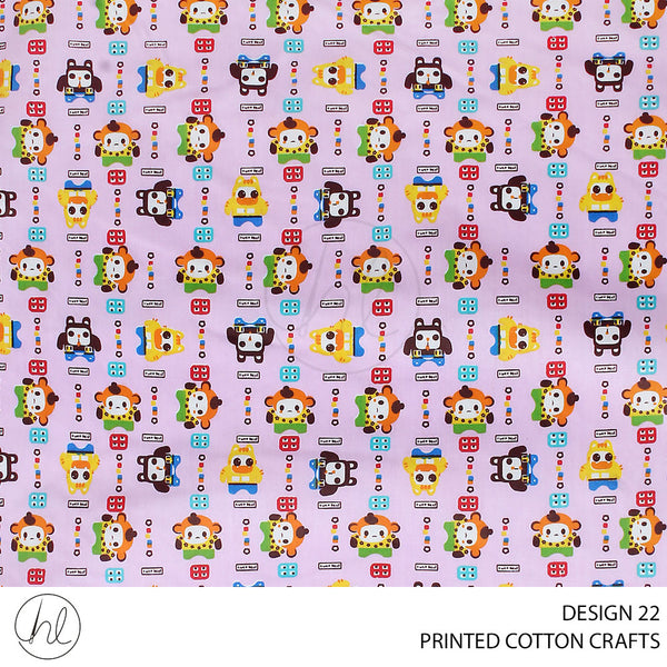 COTTON CRAFT CUTE BEARS BABY PINK ROLL ROLL 001