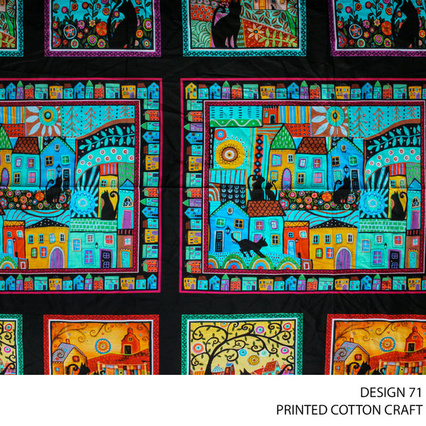 COTTON CRAFT DIGITAL FABRIC MULTI ROLL ROLL 002