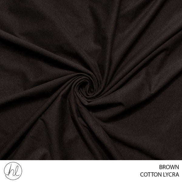 Cotton Lycra (139) Brown (185cm) Per M