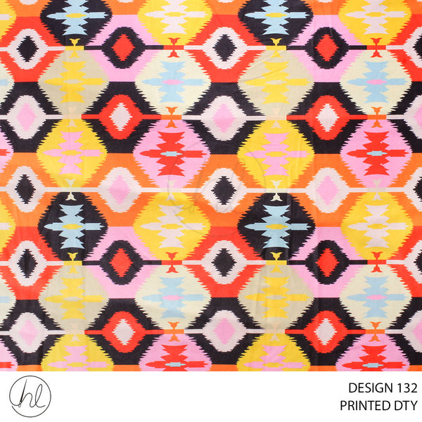 DTY PRINTED FABRIC YELLOW ROLL ROLL 006