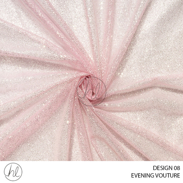 Evening Couture (51) Rose (Design 08) (150cm) Per M