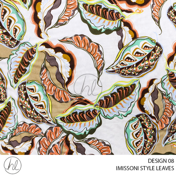 IMISSONI STYLE LEAVES (51) MULTI (150CM) PER M