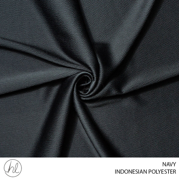 INDONESIAN POLYESTER (51) NAVY (150CM)