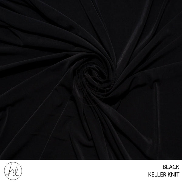 KELLER KNIT (59) BLACK (150CM) PER M
