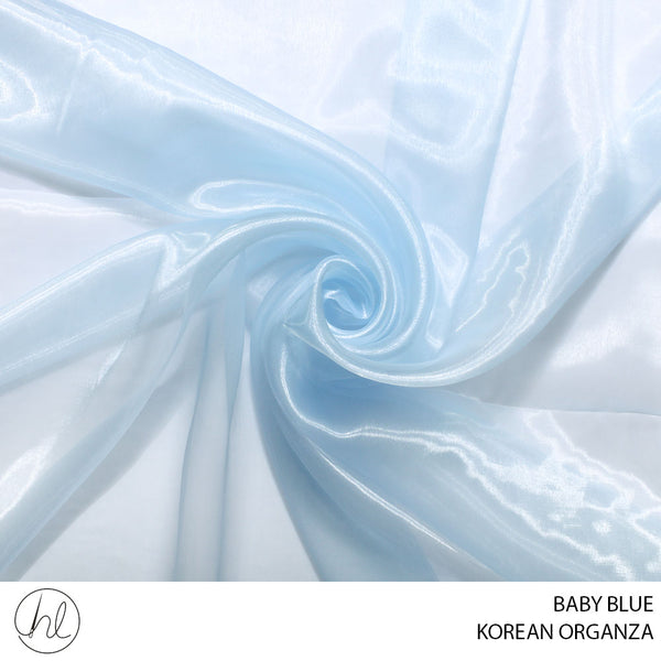KOREAN ORGANZA (781) BABY BLUE (150CM) PER M