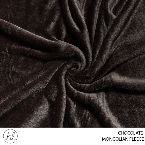 Mongolian Fleece (781) Chocolate (150cm) Per M