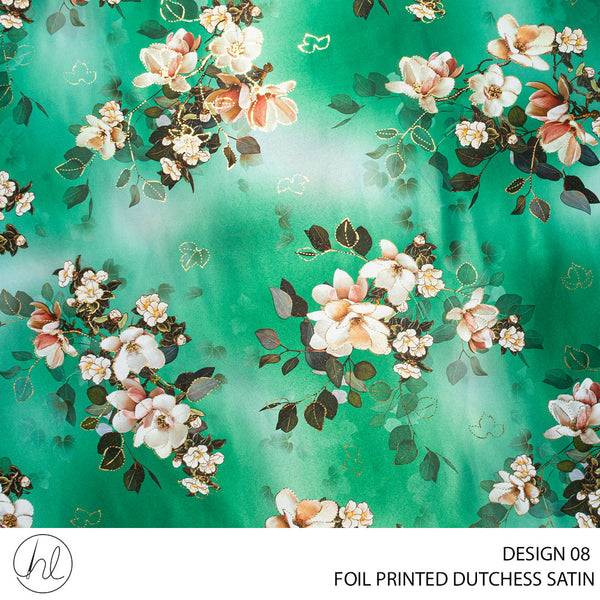 DUTCHESS DIGITAL FOIL 150CM EMERALD ROLL ROLL 001