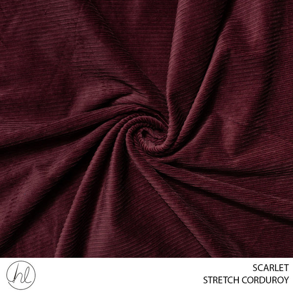 STRETCH CORDUROY (51) SCARLET (150CM) PER M