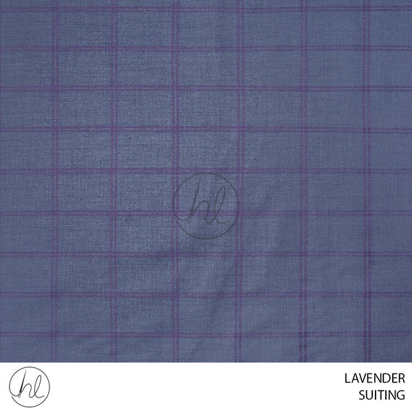 Suiting (55) Lavender (Design 08) (150cm) Per M