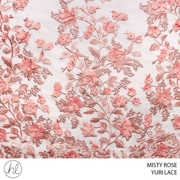Yuri Lace (53) Misty Rose (120cm) Per M