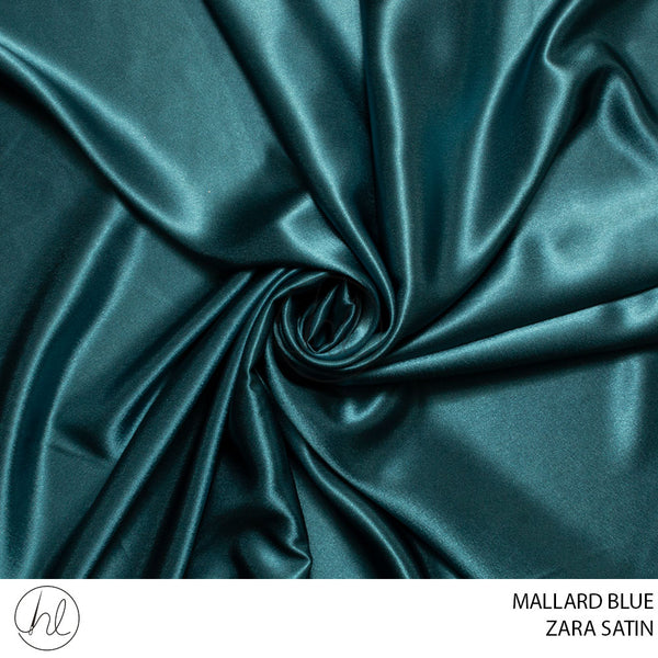 Zara Satin (51) Mallard Blue (150cm) Per M