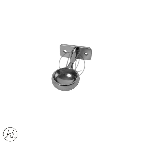 ROUND TUBE END SUPPORT (CHROME)