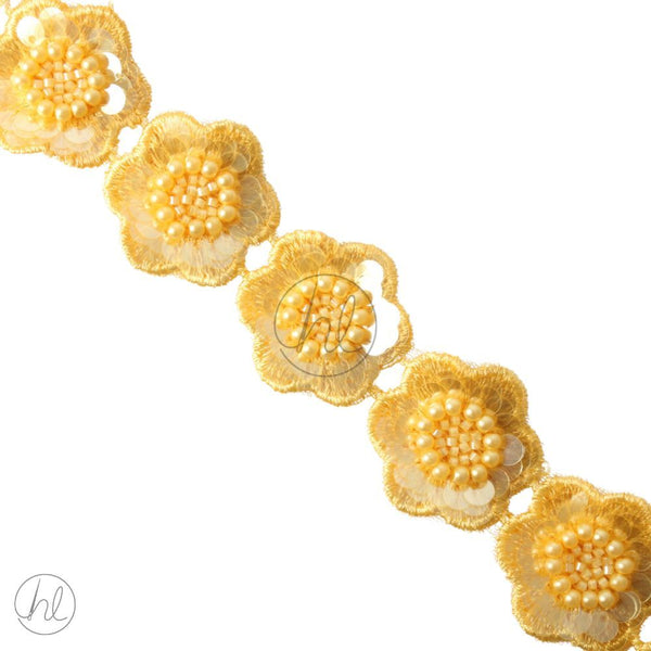 BRAID FANCY  YELLOW FREE