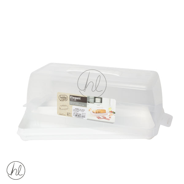 Cake Box Rectangle White