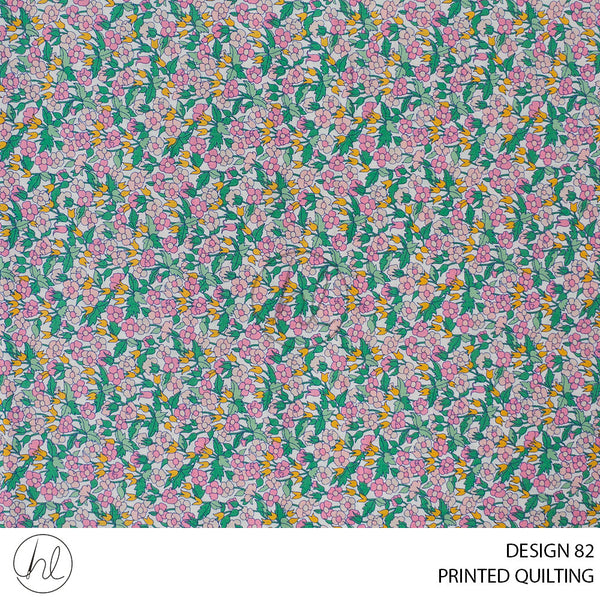 PRINTED QUILTING (51) MULTI (110CM) PER M