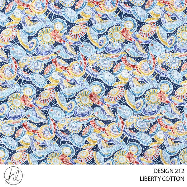 LIBERTY COTTON (51) MULTI (110CM) PER M