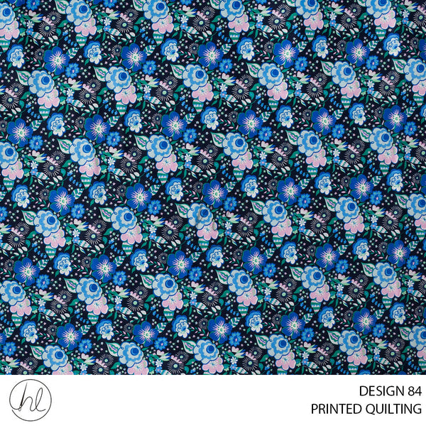 PRINTED QUILTING (51) MULTI (110CM) PER M