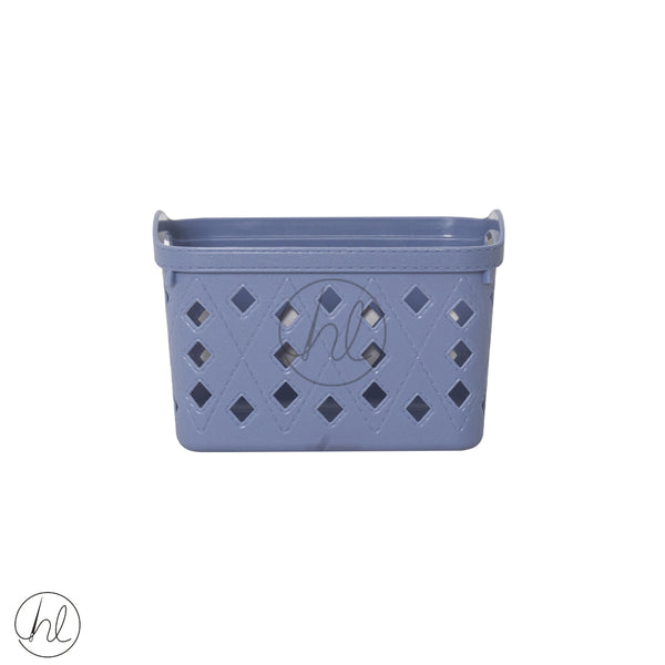 BASKET STORAGE WITH HANDLE  550 (BLUE)  ABY-4906