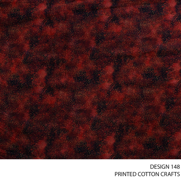 COTTON CRAFT DIGITAL FABRIC RED ROLL ROLL 003