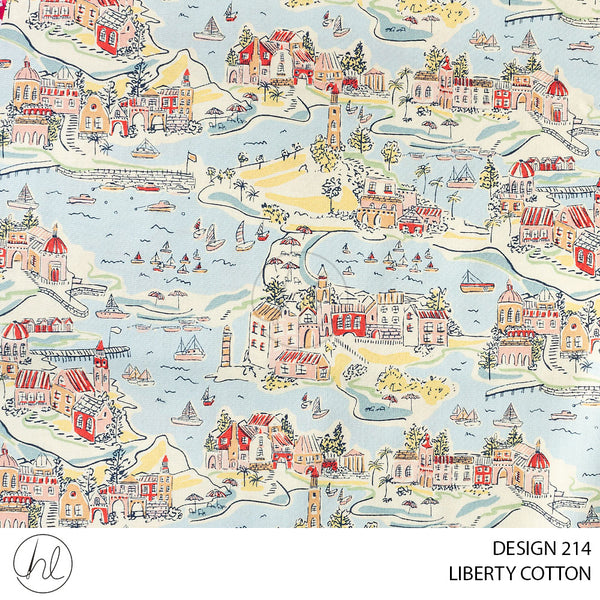 LIBERTY COTTON (51) MULTI (110CM) PER M