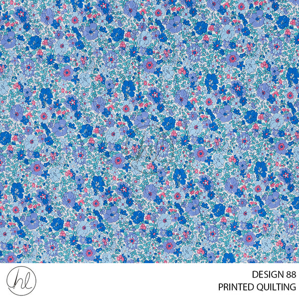 PRINTED QUILTING (51) MULTI (110CM) PER M