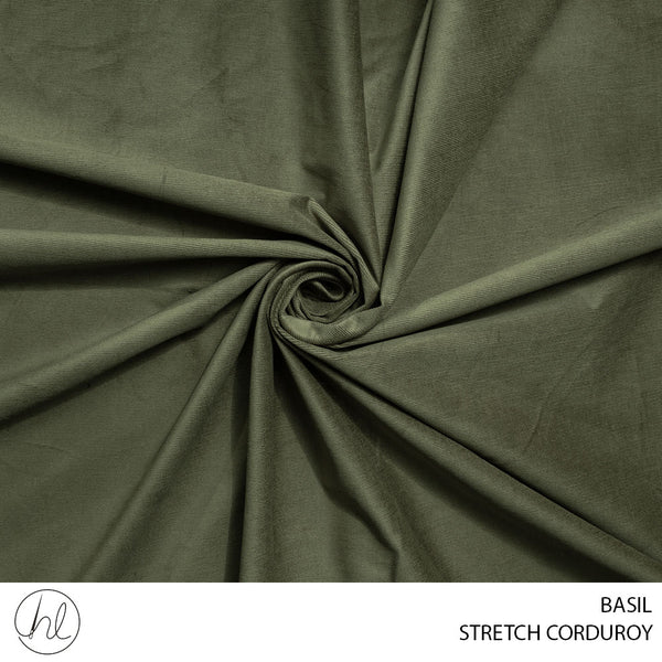 STRETCH CORDUROY (51) BASIL (150CM) PER M