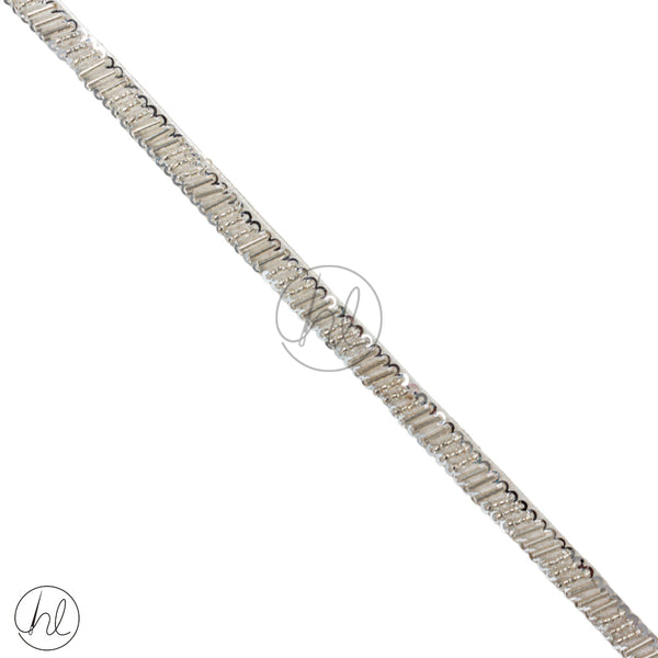 Braid Fancy  (2cm)  (Silver)