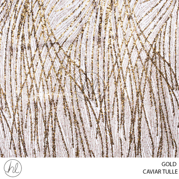 Caviar Tulle (781) Gold (140cm) Per M