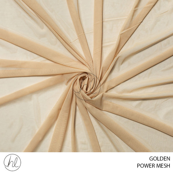 Power mesh (51) golden (150cm) per m