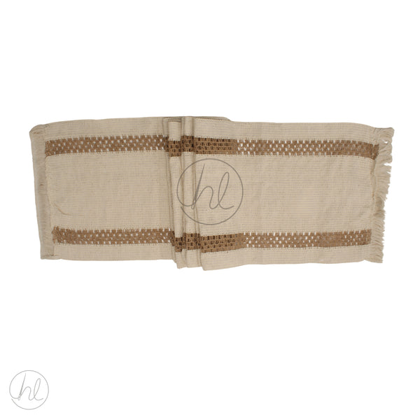 RUNNER CROCHET 2 TONE BROWN/CREA FREE