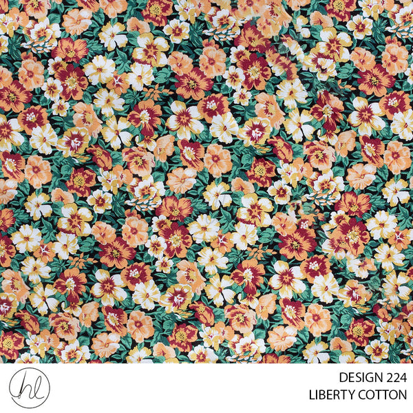 LIBERTY COTTON (51) MULTI (110CM) PER M