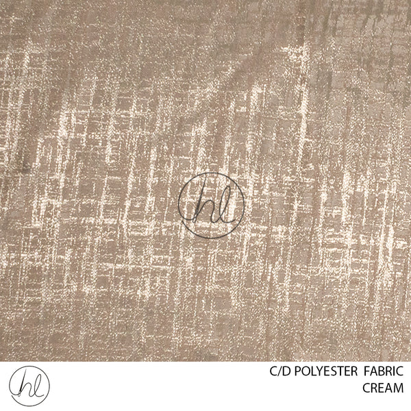 C/D Polyester Fabric (411-1) (280CM) Cream