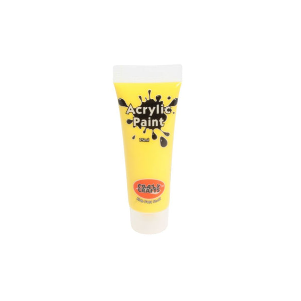 ACRYLIC PAINT YELLOW 75ML