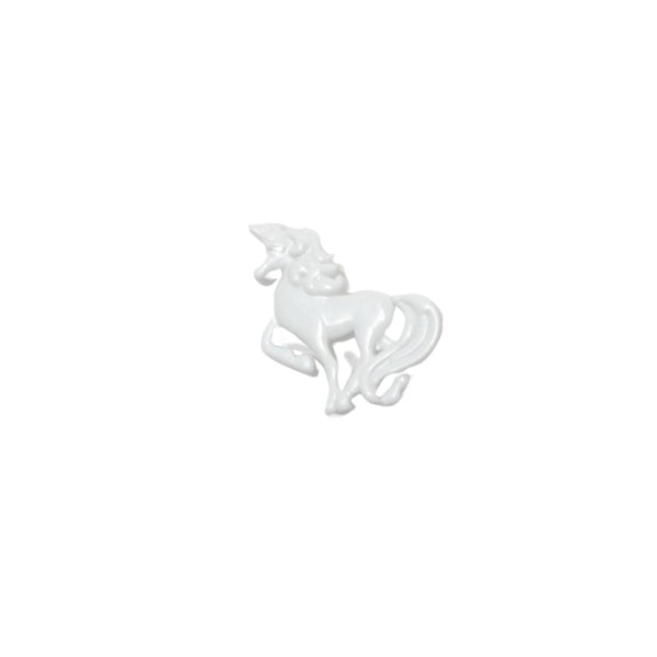 BUTTONS BABY UNICORN  5'   WHITE FREE
