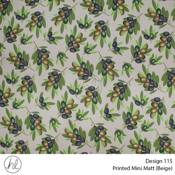 C/D Mini Mat Prt Olives 781