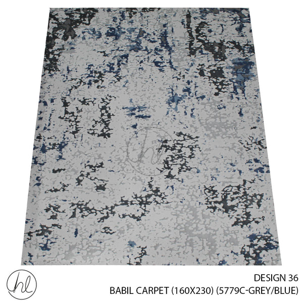BABIL CARPET (160X230) (DESIGN 36) (GREY/BLUE)
