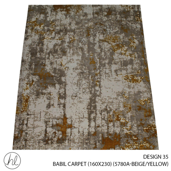 BABIL CARPET (160X230) (DESIGN 35) (BEIGE/YELLOW)