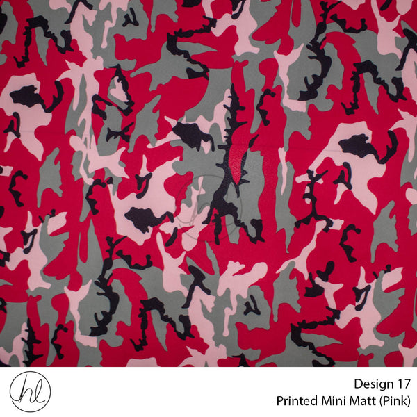 C/D Mini Mat Prt Camo 150cm 53