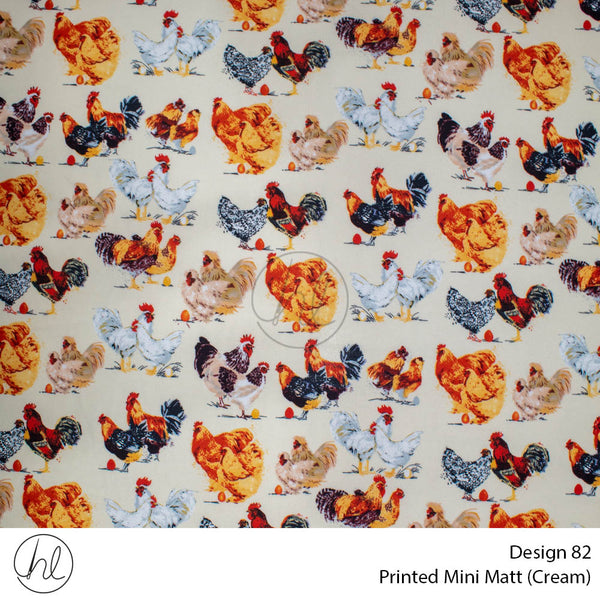 C/D Mini Mat Prt Chicken & Hens