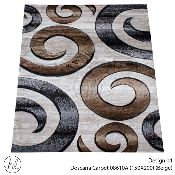 Doscana Carpet (150X200) (Design 04) (Beige)