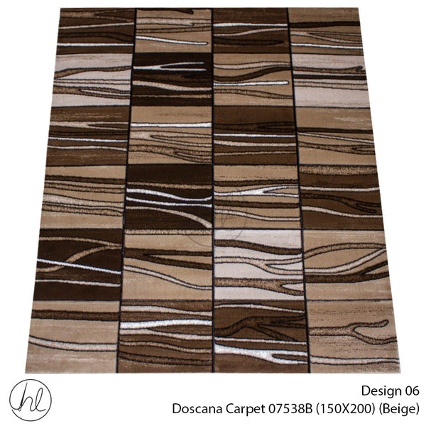 Doscana Carpet (150X200) (Design 06) (Beige)