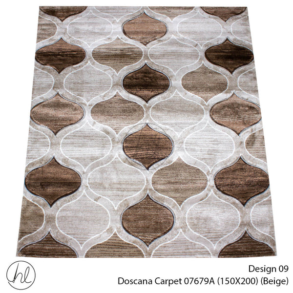 Doscana Carpet (150X200) (Design 09) (Beige)