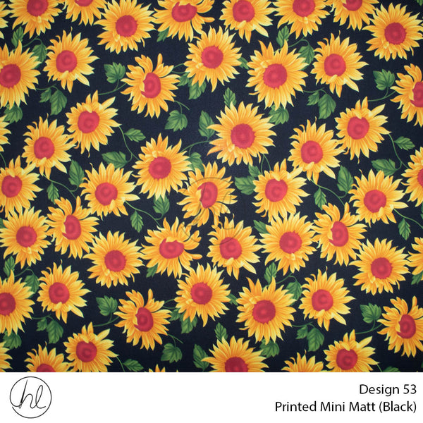 C/D Mini Mat Prt Sunflower