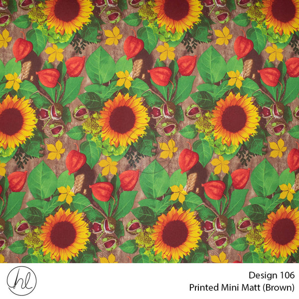 Mini Mat Prt SunFlower