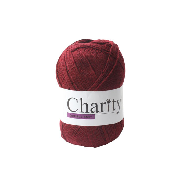 CHARITY PULLSKEIN DK 300G  MAROON FREE 1